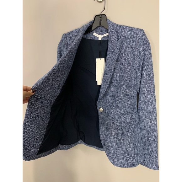 NWT Veronica Beard Navy Cutaway Blazer - Picture 8 of 12